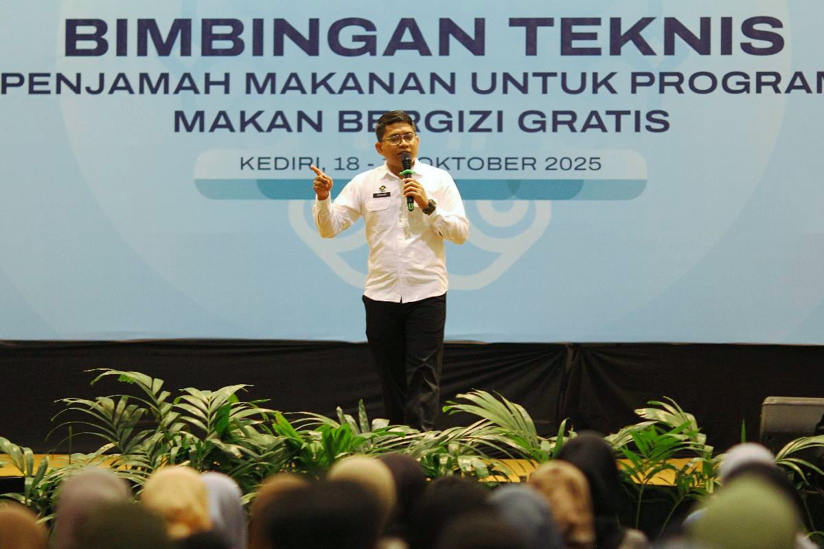 BGN latih ribuan lebih penjamah makanan berkualitas di Kota Kediri. (ist) BGN Latih Ribuan Penjamah Makanan Berkualitas di Kota Kediri