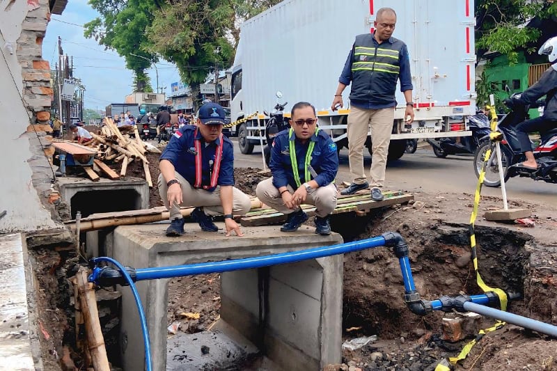Dampak Proyek Drainase, Perumda Tugu Tirta Minta Maaf Siagakan Tim 24 Jam
