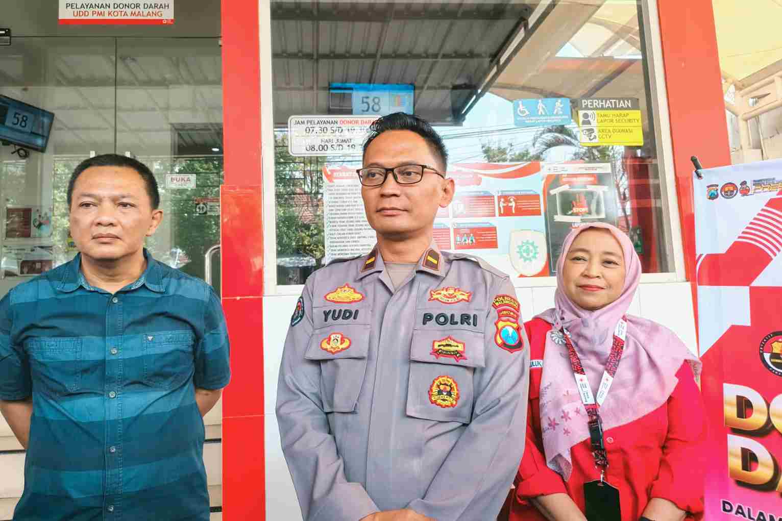 Polresta Malang Kota Gelar Donor Darah Peringati HUT ke-74 Humas Polri 