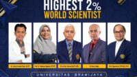 UB Ukir Prestasi Gemilang, Lima Ilmuwan Masuk Daftar Peneliti Terbaik Dunia