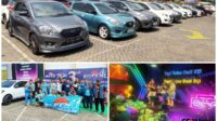 Keseruan bersama dalam Anniversary 3 FDI Malang Raya. (rhd) Ratusan Pemilik Datsun se-Jatim Memeriahkan Anniversary 3 FDI Malang Raya di BEP Batu