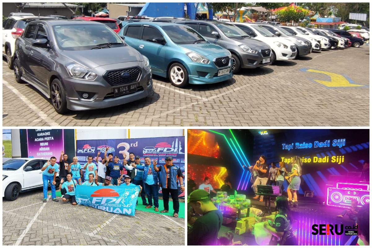 Ratusan Pemilik Datsun se-Jatim Memeriahkan Anniversary 3 FDI Malang Raya di BEP Batu