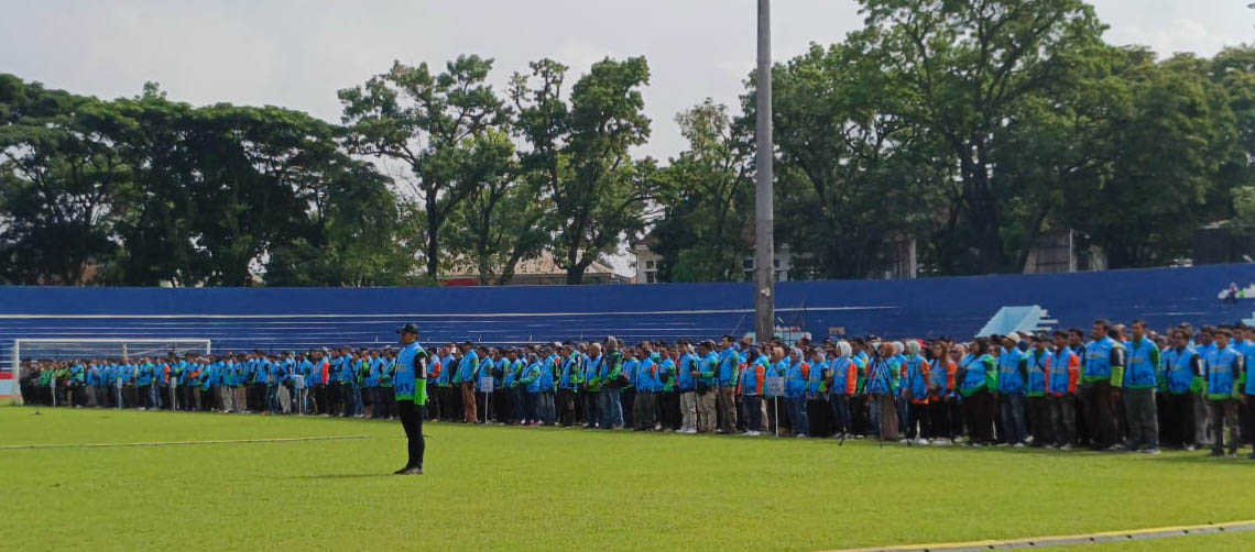 Kapolri Apresiasi Ribuan Pengemudi Ojol Deklarasi Jogo Jatim Garda Terdepan Kamtibmas