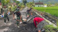 Satgas TMMD 126 Kodim 0818/Malang-Batu Menata Drainase Upaya Mencegah Banjir
