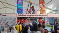 Vertical Rescue tidak hanya dinati orang dewasa maupun remaja tapi juga anak anak._11zon Belajar Selamat di Ruang Sempit, Demo Vertical Rescue Accessina Jadi Magnet Pengunjung Bulan PRB 2025