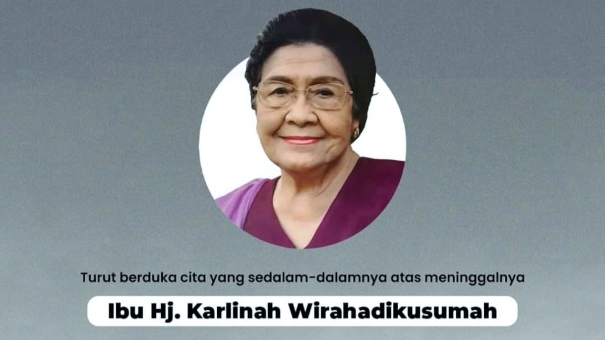 Istri Wapres Ke-4 RI Karlinah Djaja Atmadja Tutup Usia di Usia 95 Tahun