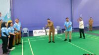 Wali Kota Malang secara simbolis membuka Festival Bulutangkis U-15 Piala Menpora Seri Regional 8 Jawa Timur. (Seru.co.id/bas) Tuan Rumah Piala Menpora, Wali Kota Malang Dukung Atlet Lokal Tembus Nasional
