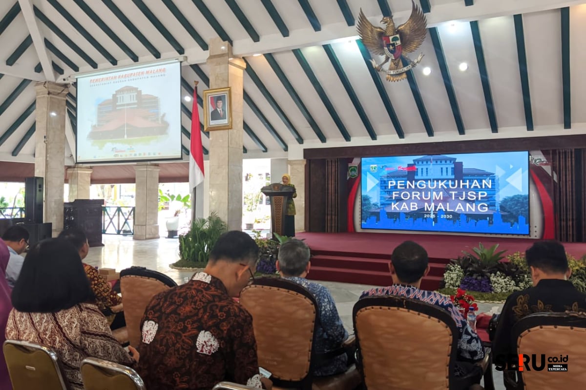 Wakil Bupati Malang, Lathifah Shohib saat menyampaikan sambutan. (Seru.co.id/wul) 