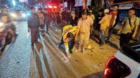 Lokasi kecelakaan maut di Jalan Raya Losawi, Desa Tunjungtirto, Kecamatan Singosari, Kabupaten Malang, Minggu (19/10/2025) dini hari. (ist) Adu Banteng Kendaraan Roda Dua Vs Truk, Seorang Pemuda Tewas di TKP