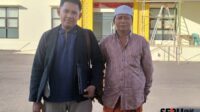 Didampingi Kuasa Hukumnya, Jamal Melakukan Laporan ke pihak yang berwajib. (Seru.co.id/udi) Dugaan Penyerobotan Tanah Milik Warga Makin Memanas, Warga Pamekasan Laporkan ke Polres