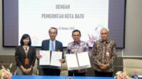 Wali Kota Batu usai memberikan kuliah tamu tentang Kota Wisata Batu "The Sustainable Tourism City". (ist) Pemkot Batu Gandeng Polinema Perkuat Sinergi di Bidang Pendidikan dan Pengembangan Pariwisata Berkelanjutan