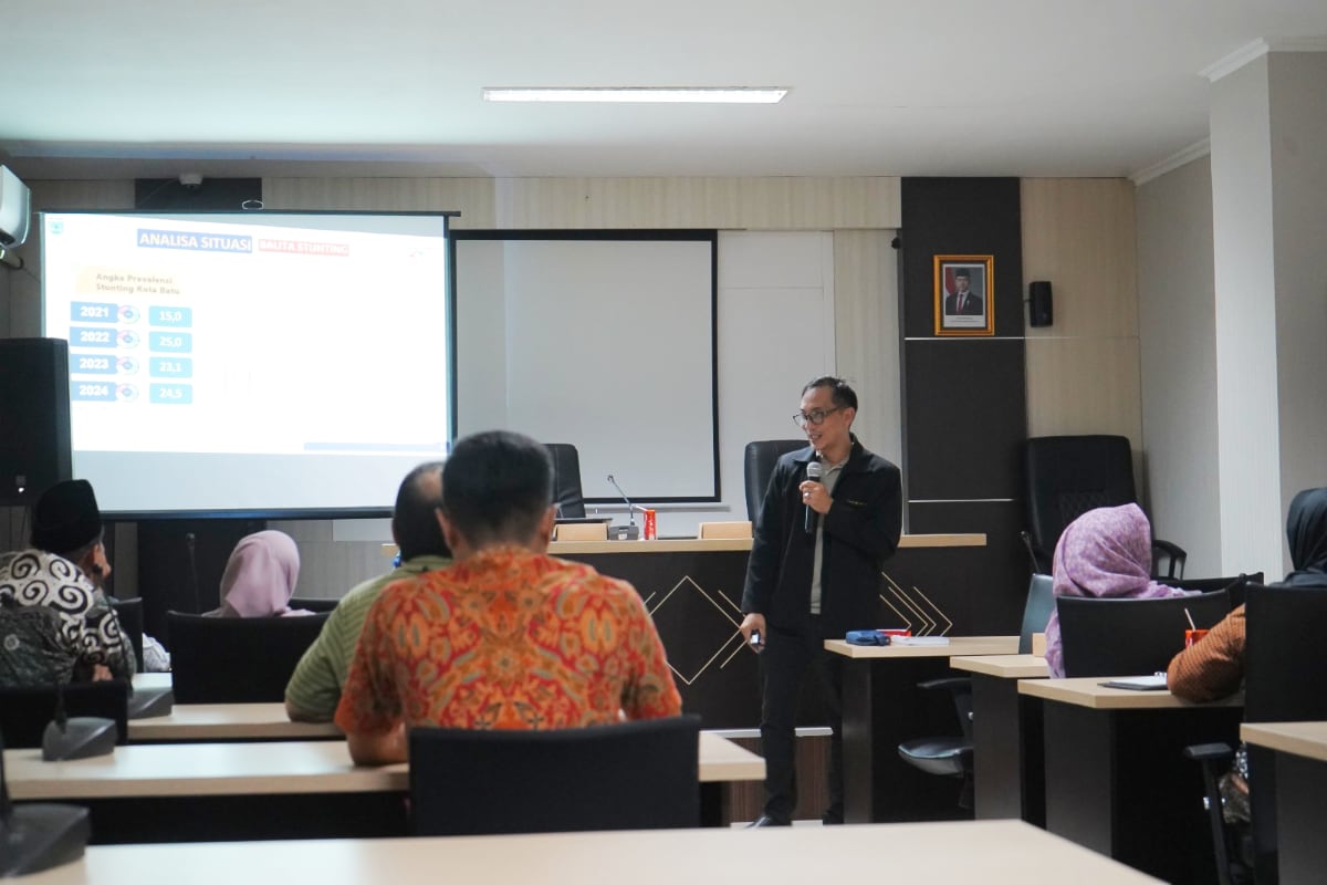 Pra-Koordinasi TPPS 2025 diikuti lintas sektor di Pemkot Batu. (ist) Pemkot Batu Perkuat Sinergi Lintas Sektor untuk Turunkan Angka Stunting Melalui Pra-Koordinasi TPPS 2025