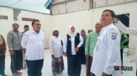 Wabup Ulfi langsung datang ke lokasi ambruknya atap pondok Pesantren Salafiyah Syafi'iyah Syekh Abdul Qodir Jaelani di Desa Belimbing, Kecamatan Besuki, Situbondo. (Seru.co.id/aza) Wabup Ulfi Pastikan Pemkab Akan Tanggung semua Biaya Perawatan Santri dan Rehab Atap Asrama Pondok yang Rusak