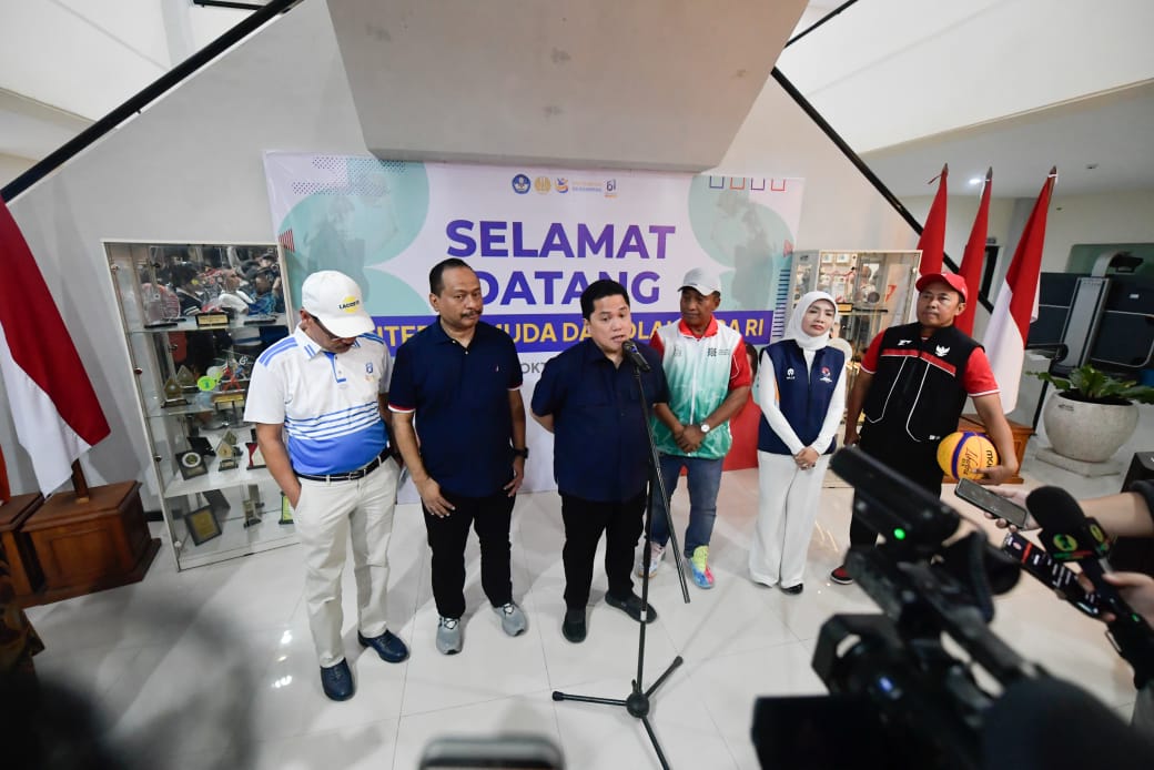 Kolaborasi Kemenpora dan Unesa, Erick Thohir Resmikan Laboratorium Basket dan Petanque