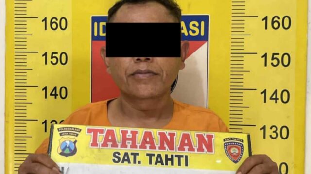 FA, pelaku pembunuhan wanita asal Sumawe yang ditemukan tewas terkubur dengan luka bakar di Kecamatan Gedangan, Kabupaten Malang. (ist_11zon Jasad Wanita yang Dikubur Dalam Kondisi Terbakar di Gedangan Ternyata Dibunuh Suami Sirinya