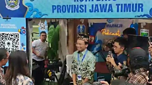 KIM Mojorejo Bawa Podcast dan News Anchor Interaktif ke Festival KIM 2025 di Banten