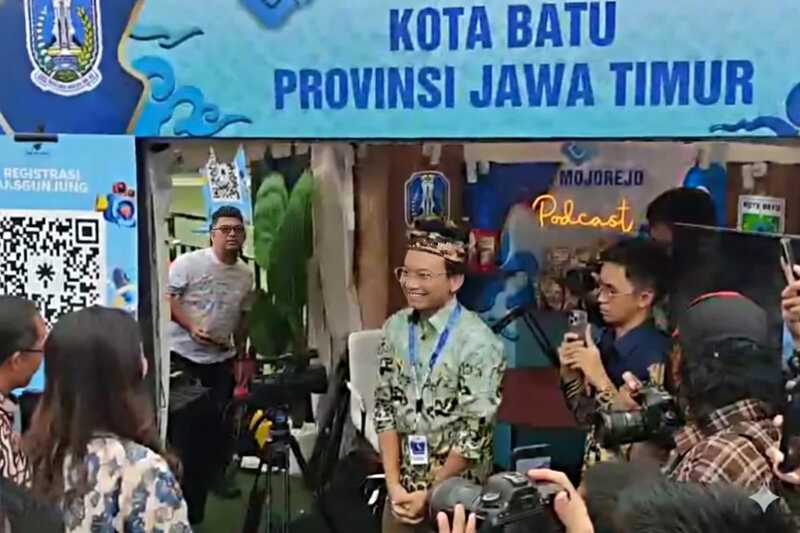 KIM Mojorejo Bawa Podcast dan News Anchor Interaktif ke Festival KIM 2025 di Banten