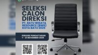 Pemkot Batu Buka Seleksi Direksi PT BWR, Cari Sosok Berpengalaman untuk Angkat Sektor Ekraf dan Pariwisata