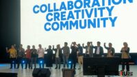 Inisiator Artcofest, BI Malang, UB dan pemenang lomba melakukan tos sebagai simbol kesuksesan kolaborasi acara. (rhd) Artcofest 2025 Kolaborasikan Hulu Hilir Komunitas Kopi Tumbuhkembangkan Bisnis Berkelanjutan