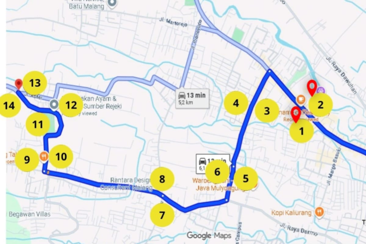 Kabupaten Malang Miliki 14 Titik Lokasi Henti Bus Transjatim Malang-Batu dan Batu-Malang
