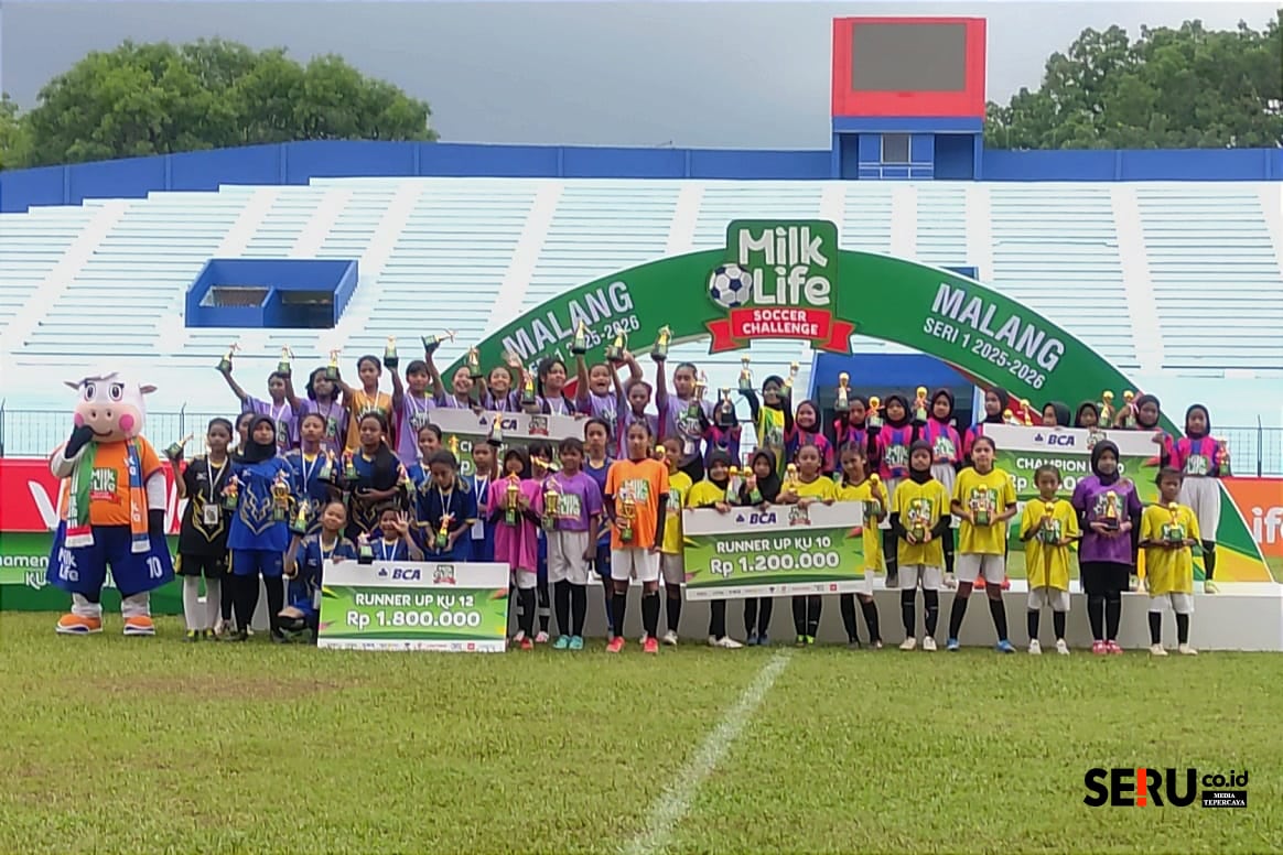 Para tim peserta final laga MLSC Malang Seri 1, di Stadion Gajayana Malang, Minggu (16/11/2025). (rhd)