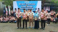 Kwarcab Pramuka Kota Malang menggelar kegiatan Bhakti Pramuka & Temu Akbar Persaudaraan. (bas Bhakti Pramuka dan Temu Akbar Persaudaraan Kwarcab Kota Malang Kokohkan Nilai Kepahlawanan