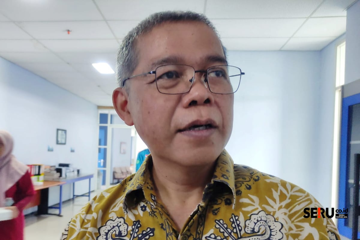 Empat Kampus Finalis Berebut Juara Polinema BIM International Competition, Ini Jawaranya! 1 Ketua Jurusan Teknik Sipil Polinema, Mohamad Zenurianto menjawab pertanyaan awak media. (rhd)