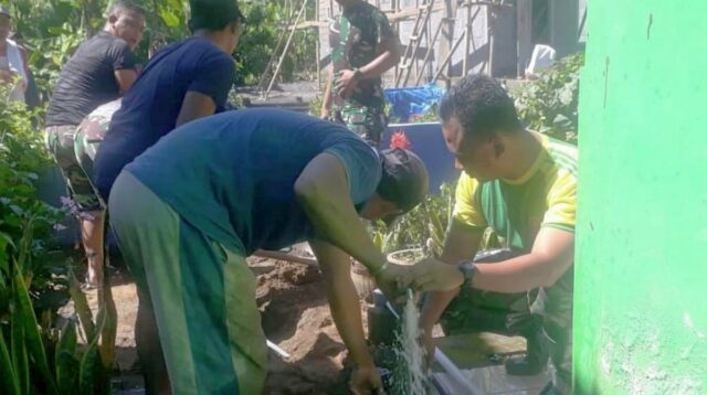 TMMD ke-126 Kodim 0818 Sukses Alirkan Air Bersih ke Rumah Warga Desa Lebakharjo