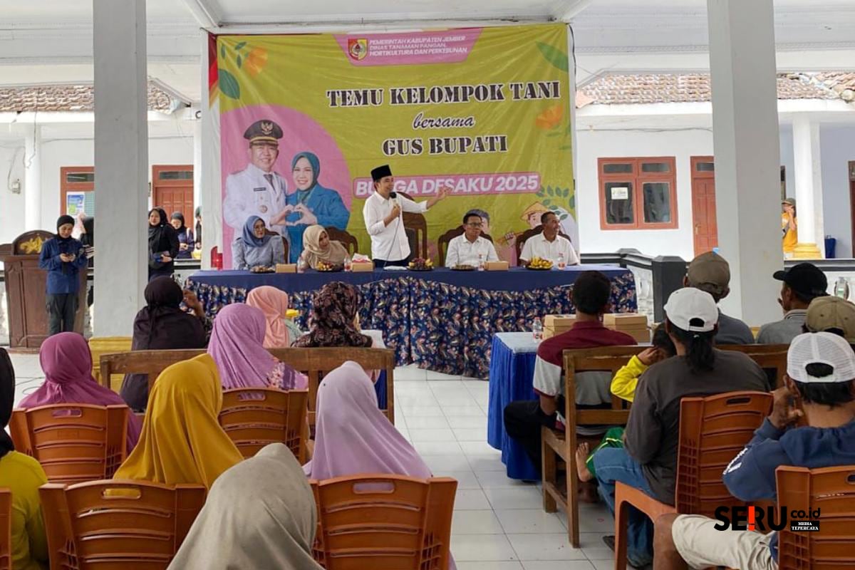 Temui Kelompok Tani Jember, Bupati Fawait Minta Masukan Soal Pertanian