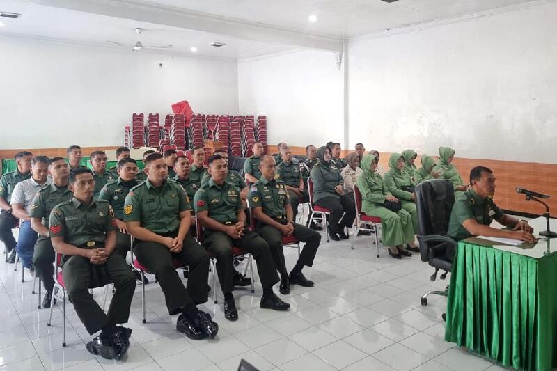 Kodim 0833 Ikuti Talk Show Bintal Ideologi Membangun Ketahanan Keluarga dan Pencegahan KDRT