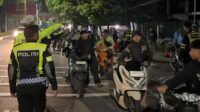 Polresta Malang Kota menggerebek titik balap liar saat Patroli Blue Light. (ist Polresta Malang Kota Gerebek Balap Liar, 111 Motor Terjaring Operasi