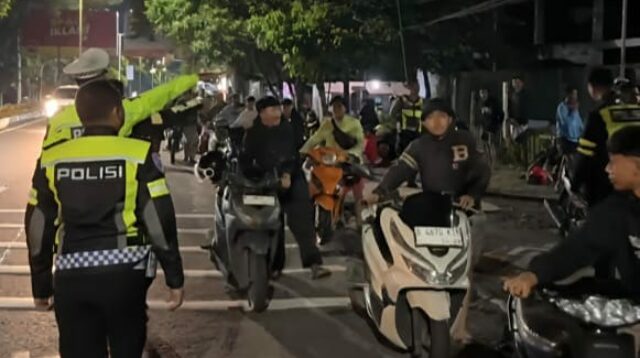 Polresta Malang Kota Gerebek Balap Liar, 111 Motor Terjaring Operasi