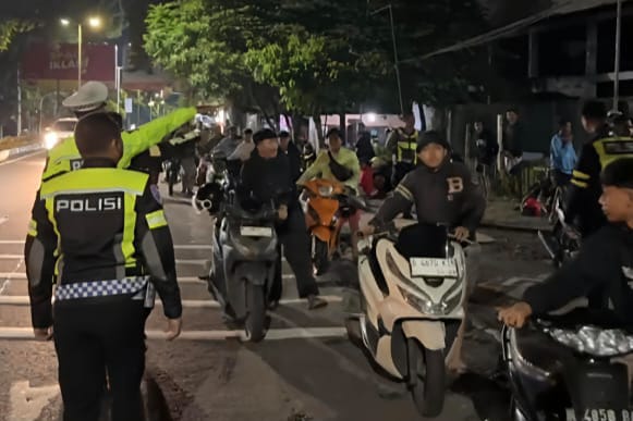 Polresta Malang Kota Gerebek Balap Liar, 111 Motor Terjaring Operasi
