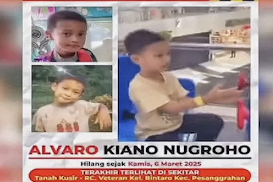 Kerangka Diduga Milik Alvaro Ditemukan, Ayah Tiri Jadi Tersangka