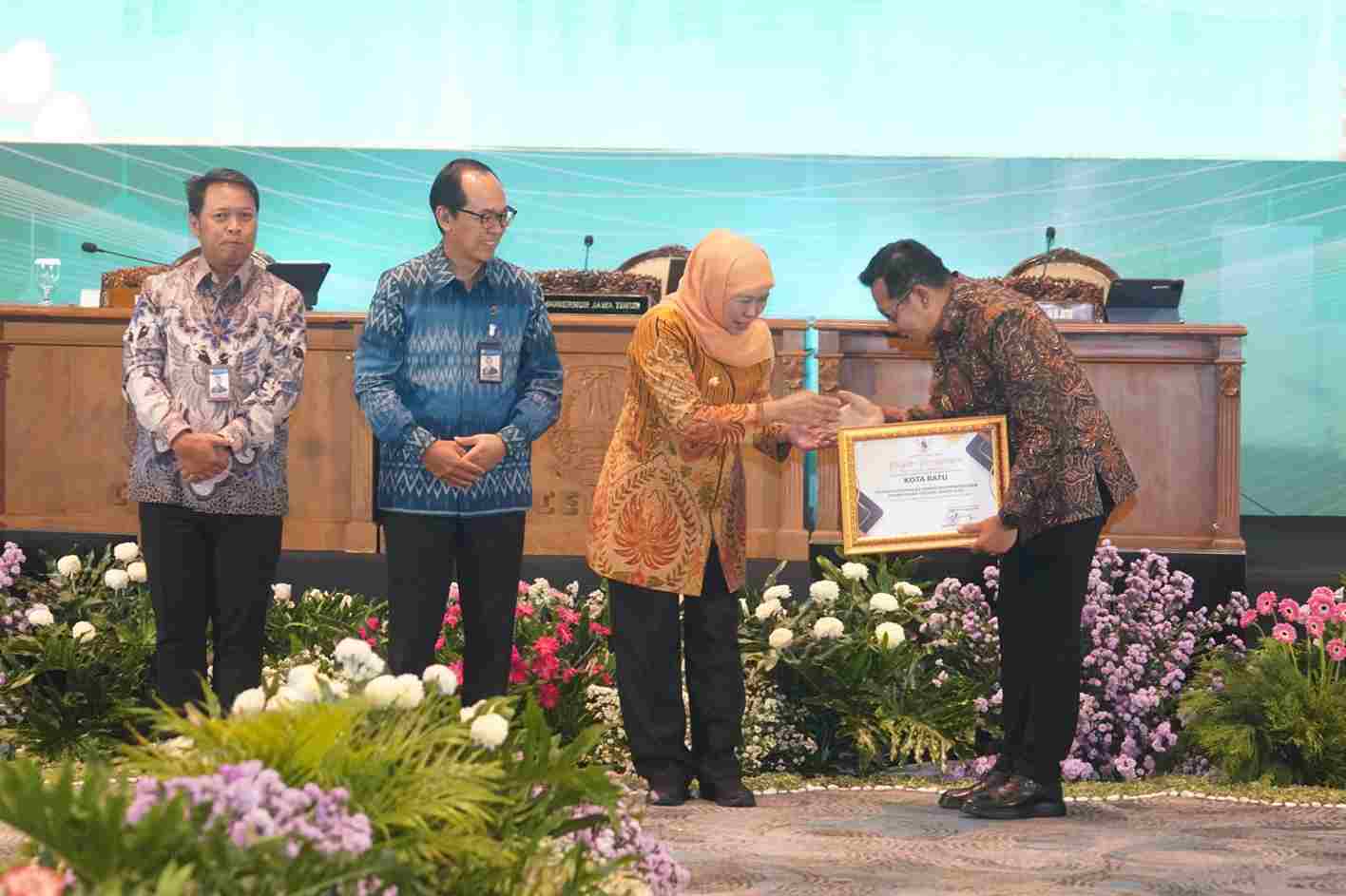 Pemkot Batu Sabet Penghargaan TP2DD, Prioritaskan Digitalisasi dan Pengendalian Inflasi