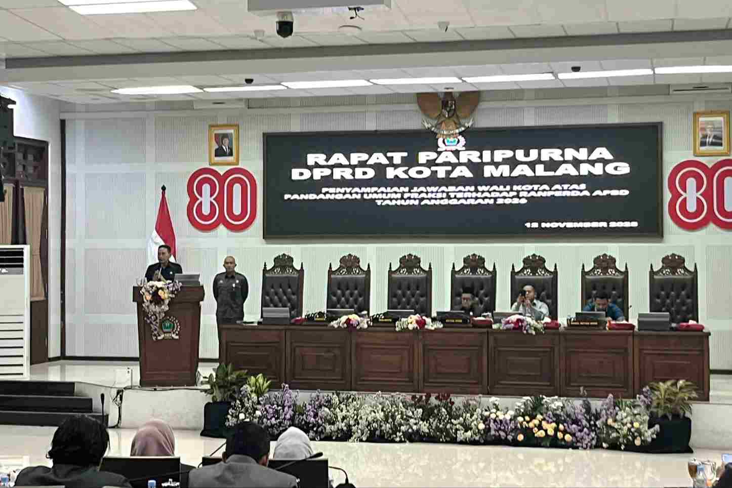 Wali Kota Malang menekankan pembangunan tetap berjalan di tengah tantangan fiskal. (bas_11zon Wali Kota Malang Tekankan Pembangunan Tetap Berjalan di Tengah Tantangan Fiskal