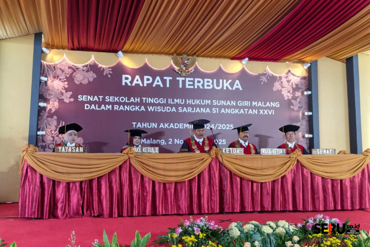 STIH Sunan Giri Gelar Wisuda ke-26, Cetak Lulusan Berintegritas dan Berdedikasi Tinggi