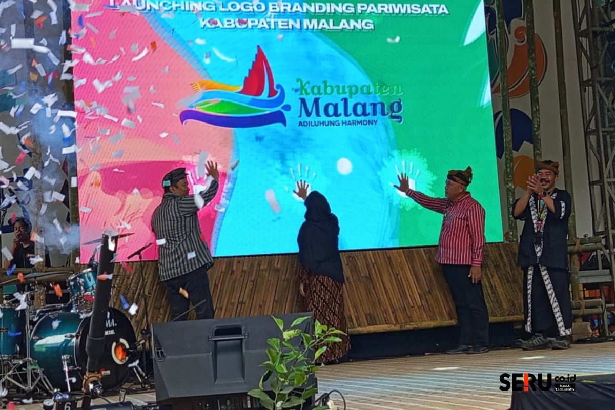 Launching logo branding pariwisata Kabupaten Malang. (Seru.co.id/wul) Bupati Malang Buka Kegiatan ICCF dan Launching Logo Branding Wisata untuk Dongkrak Perekonomian