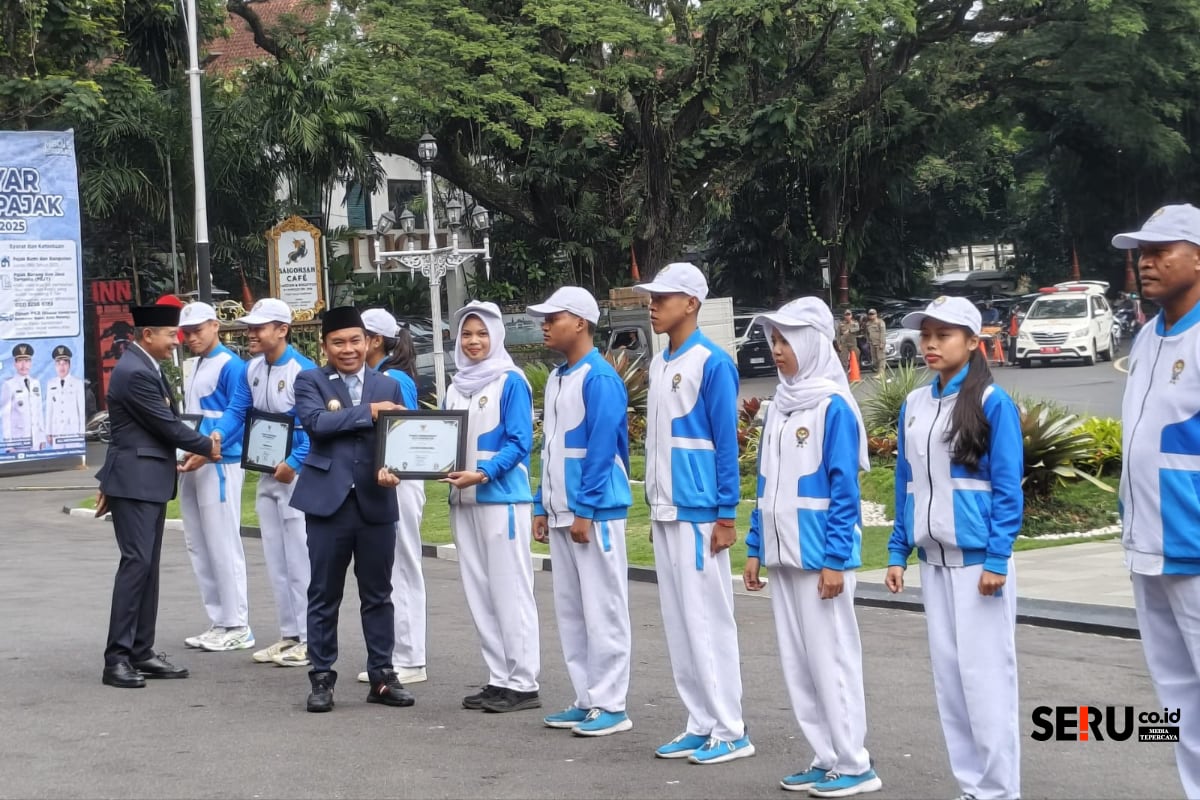 Atlet Anggar Kota Malang Akhirnya Terima Penghargaan Porprov IX Jatim di Hari Pahlawan