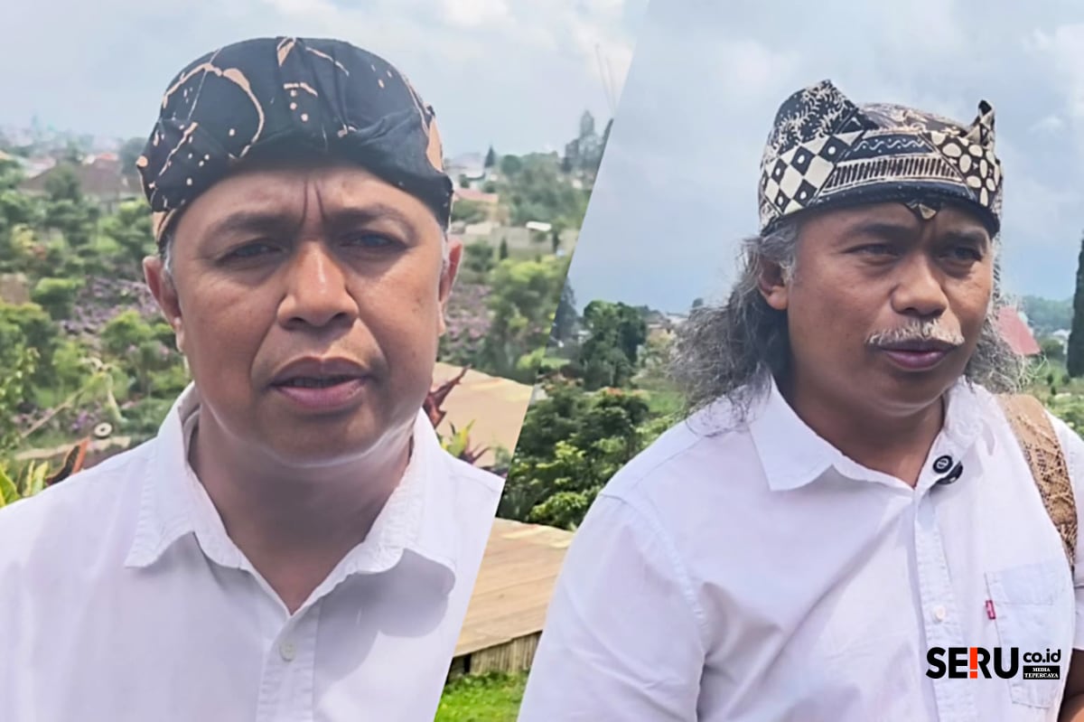 Ketua Fordewi M. Dadi (kiri) dan Kades Tulungrejo Suliyono (kanan). (Seru.co.id/dik)