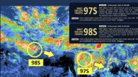 Dua bibit siklon tropis terpantau muncul di Indonesia BMKG Imbau Warga Waspada Usai Dua Bibit Siklon Tropis Picu Cuaca Ekstrem di Indonesia