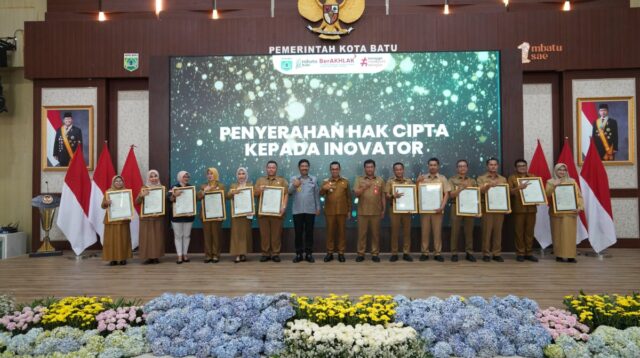 Pemkot Batu dan Kemenkumham Jatim Sepakati Penguatan HKI, 35 Inovator Lokal Terima Hak Cipta