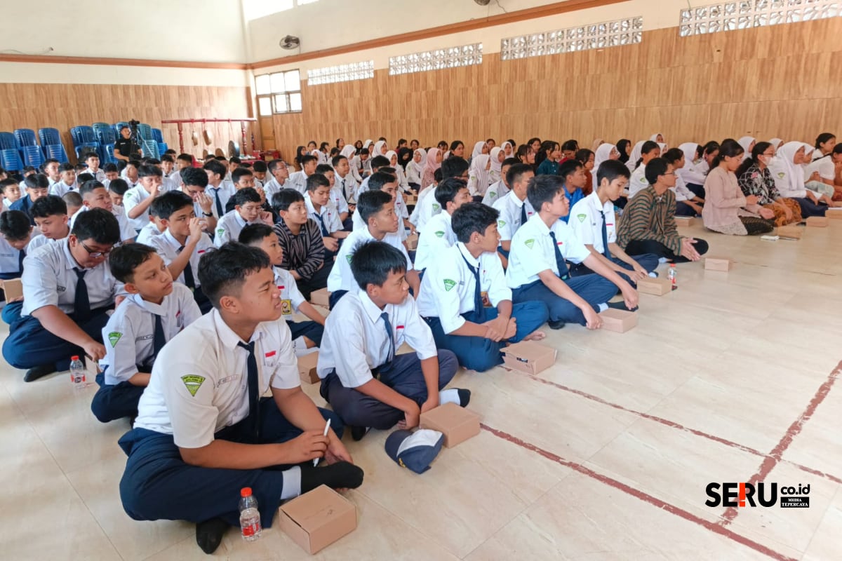 Pelajar SMP menjadi sasaran sosialisasi, karena dinilai paling rentan terkait kasus bullying. (Seru.co.id/bas)