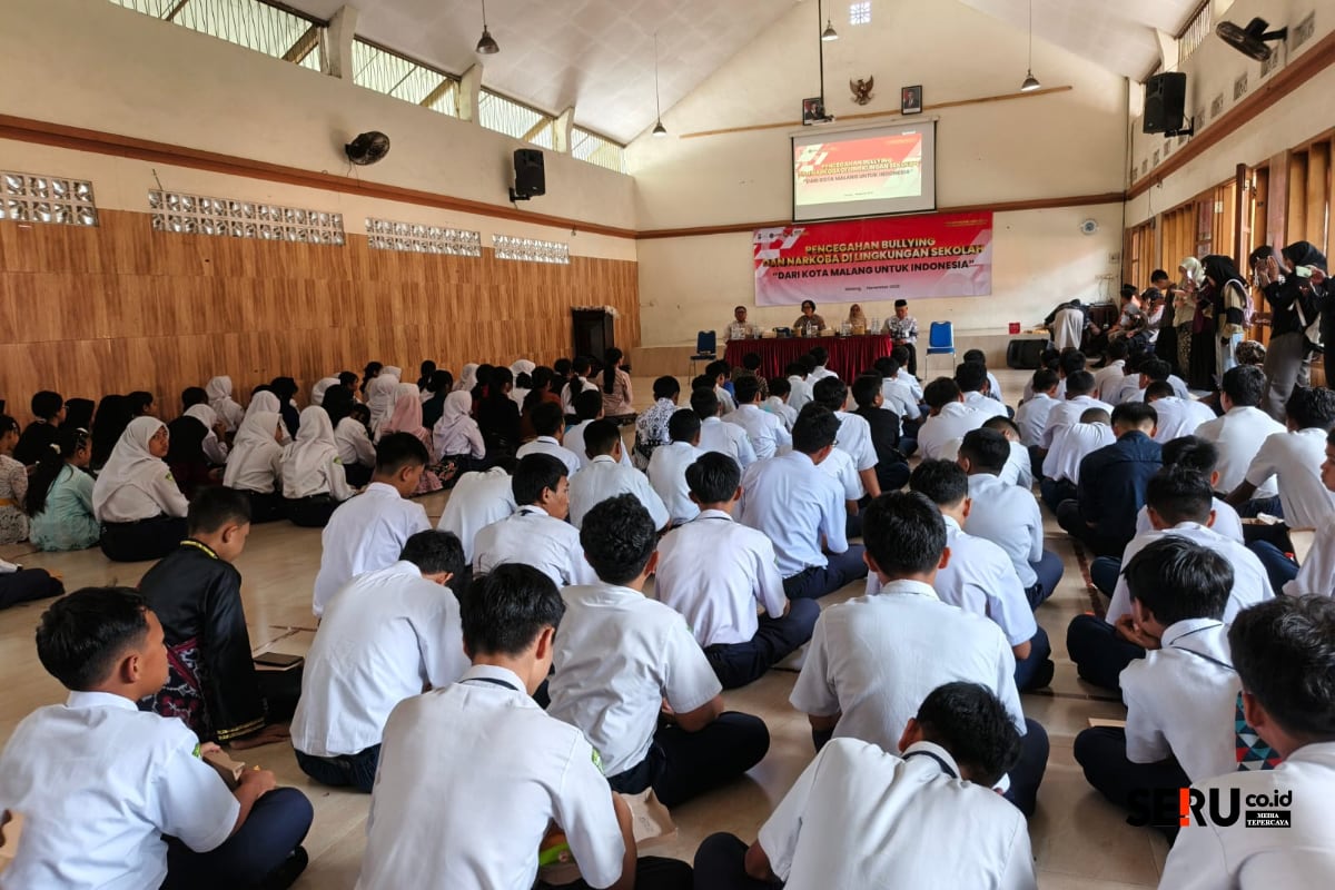 Polresta Malang Kota Gencarkan Sosialisasi Cegah Bullying di Sekolah