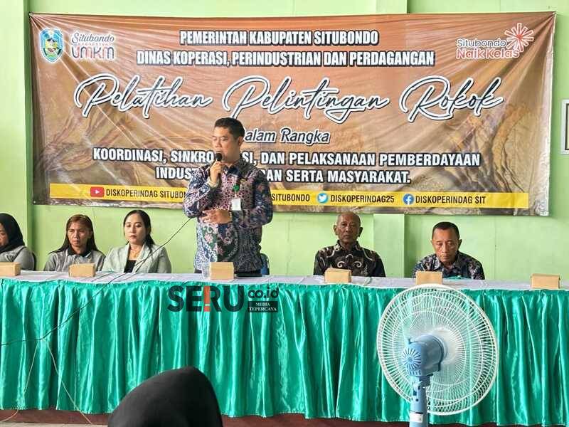 Melalui Dana DBHCHT Pemkab Situbondo Melalui Diskoperindag Latih Warga dan Dukung IKM Tembakau