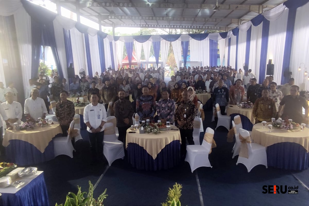 HUT ke-51 Perumda Tugu Tirta Ukir Sejarah Satukan Tiga Kepala Daerah Malang Raya 1 Sinergi Malang Raya wujud '51nergi untuk Kemajuan', menghadirkan tiga kepala daerah dan Dirut Perumda Air Minum di Malang Raya. (rhd)