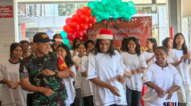 Kodim 0833/Kota Malang Berbagi Kasih Natal Bersama Anak Panti Asuhan Oikos Shalom