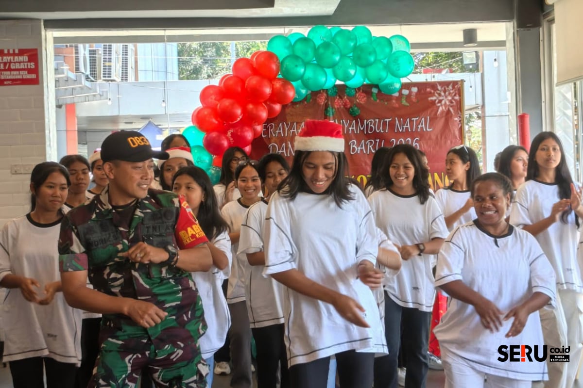 Kodim 0833/Kota Malang Berbagi Kasih Natal Bersama Anak Panti Asuhan Oikos Shalom