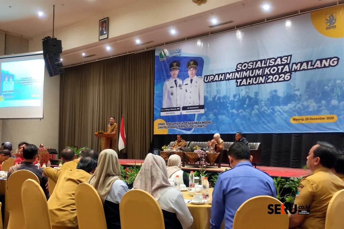 Pemkot Malang Umumkan UMK Kota Malang 2026 Naik Jadi Rp3.736.101