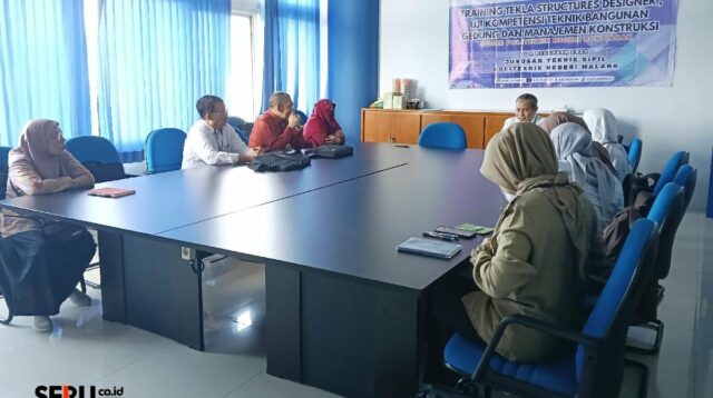 Dosen Teknik Sipil Polnep Ikuti Training Tekla dan Uji Kompetensi